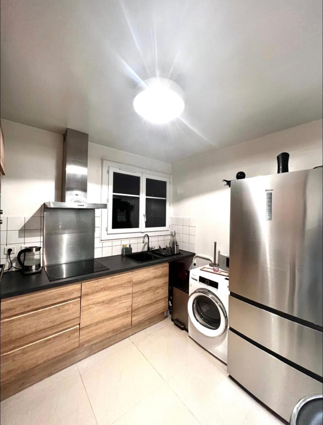 Modern 2 Bedroom Apartment Near Paris Metro, Giant Flat Screen Tv 85 Inches, Balcony, Free Parking Ιβρύ-συρ-Σεν Εξωτερικό φωτογραφία